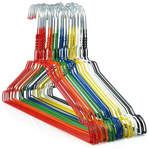 Hangerworld 20 Rainbow Coloured And Galvanised 41cm 13 Gauge Metal Wire