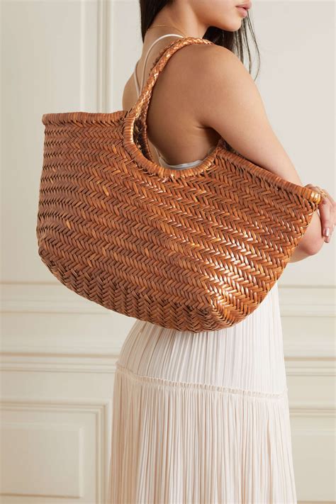 Dragon Diffusion Nantucket Large Woven Leather Tote Net A Porter