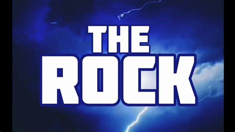 Wwethe Rock Theme Song Electrifying Youtube