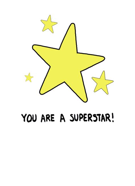 You Are A Superstar By Post Love Designs Cardly