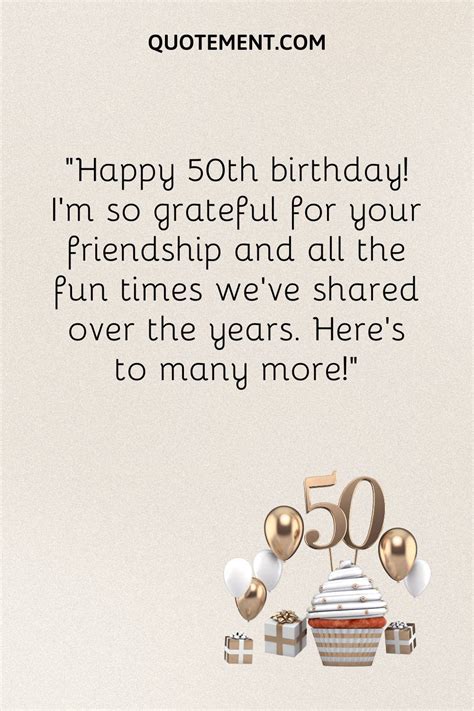 50th Birthday Wishes For A Friend