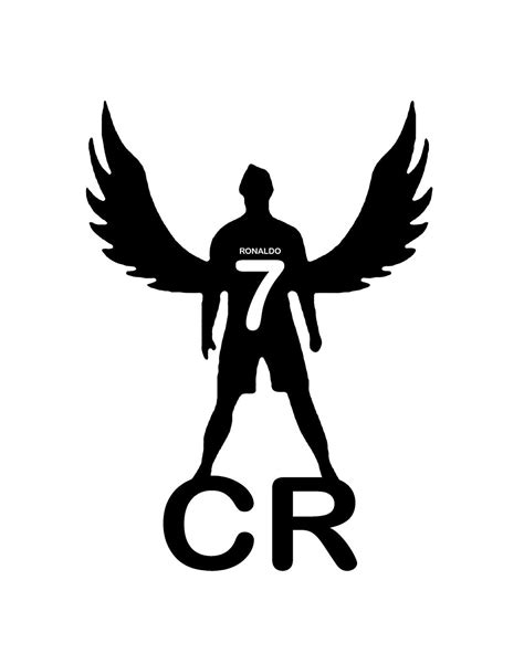 Cristiano Ronaldo Cr7 Logo Iron On Sticker Heat Transfer