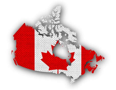 Canada Country Flag Map Stock Illustrations 5971 Canada Country Flag