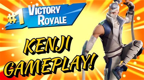 Kenji Skin Gameplay In Fortnite Battle Royale Youtube