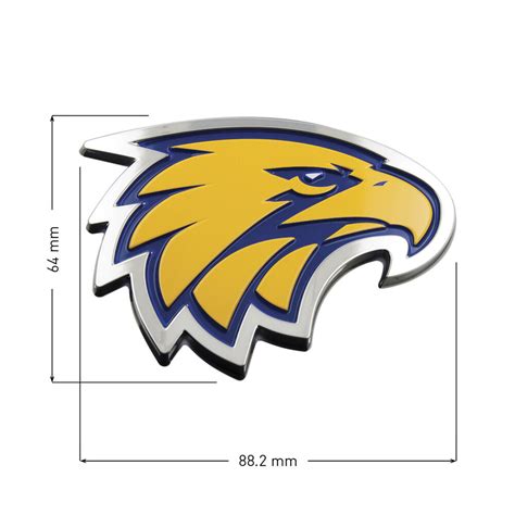 Jun 21, 2021 · west coast's willie rioli marks a ball behind his back during a training session on monday, june 21, 2021. West Coast Eagles AFL Supporter Logo - 3D Chrome Finish ...