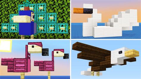 Maybe you would like to learn more about one of these? 12 Bird Animal Builds you can do in Minecraft Java ...
