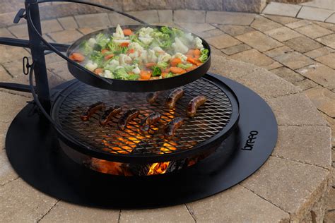 We also recommend lifted fire pits like this for their reduced ecological impact. Zentro Smokeless Round Fire Pit Steel | Breeo