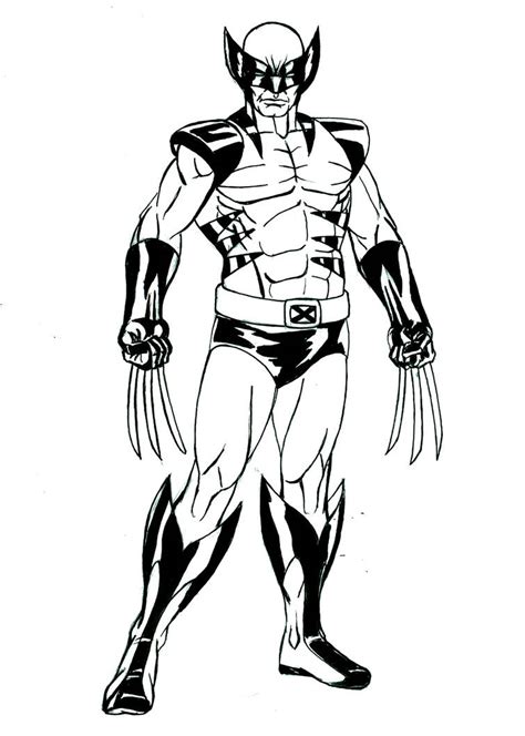Wolverine Cartoon Drawing Free Download On Clipartmag