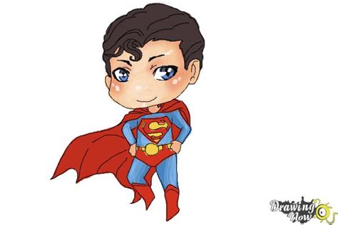 How To Draw Chibi Superman Drawingnow