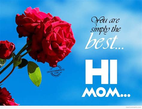 When you happen to have your live image broadcast on television, this is what you should say. Say Hi to Mom Day Pictures, Images, Graphics for Facebook ...