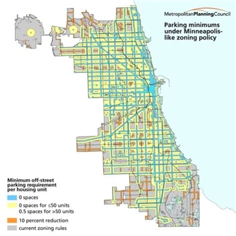 Map Monday Chicago With Minneapolis New Parking