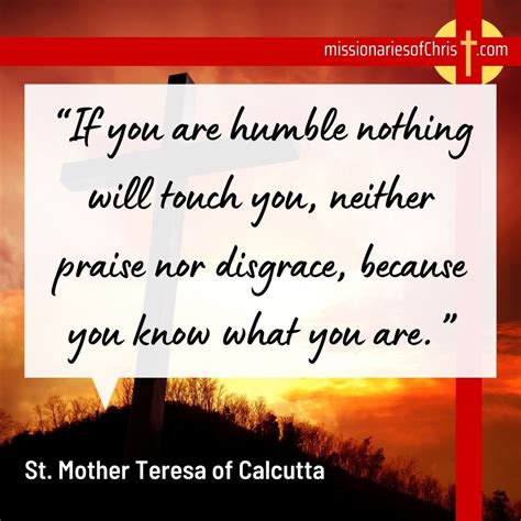 Saint Mother Teresa Quote On Humility Missionaries Of Christ
