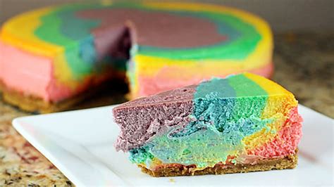 Rainbow Cheesecake Recipe From Tablespoon