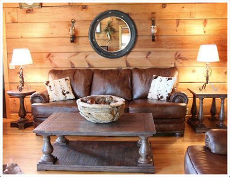 Log Cabin Living Room Before And After Photos