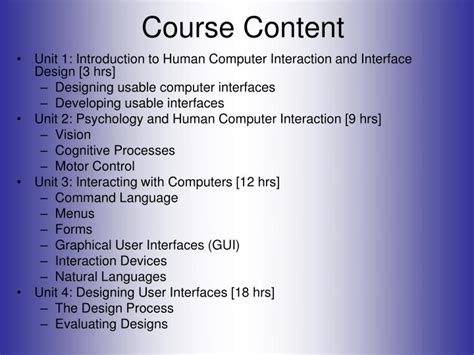 Spectacles, gloves, sound systems, and the computer. PPT - Human Computer Interaction and Interface Design ...