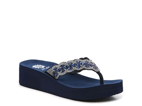 Yellow Box Rubie Wedge Flip Flop Wedge Flip Flops Yellow Box Flip