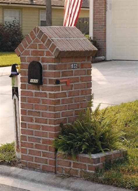 Brick Mailbox Mailbox Planter Mailbox Garden Diy Mailbox Mailbox