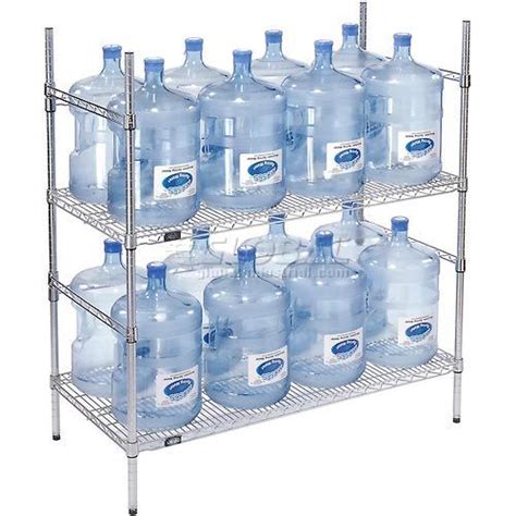 5 Gallon Water Bottle Storage Rack 16 Bottle Capacity Water Bottle