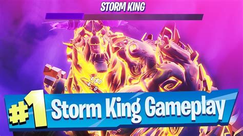 Video game, fortnite, fortnite battle royale. Storm King Event Fortnite - YouTube