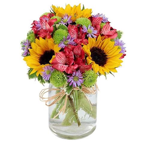 Deliveries by florist if no one is at home when we attempt delivery, your gift will either be left with a neighbour or, a safe place at the recipients address. Flower Fields Mason Jar | 1-800-Flowers - Winter Park