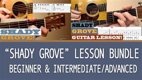 Shady Grove Beginner And Intermediate Guitar Lesson Bundle Brandon