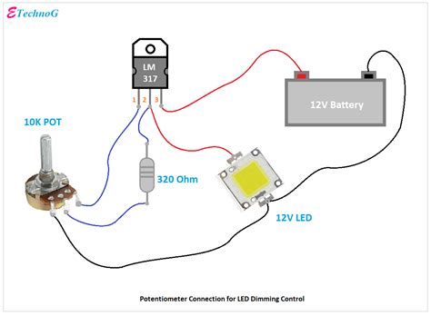 Proper Potentiometer Connection And Circuit Diagram Etechnog