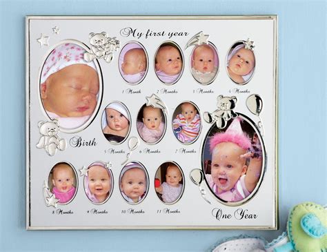 My First Year Baby Picture Frame Baby Picture Frames Collections Etc