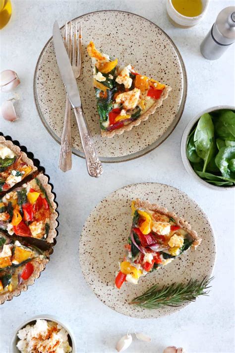 Quiche aux légumes du soleil et à la feta