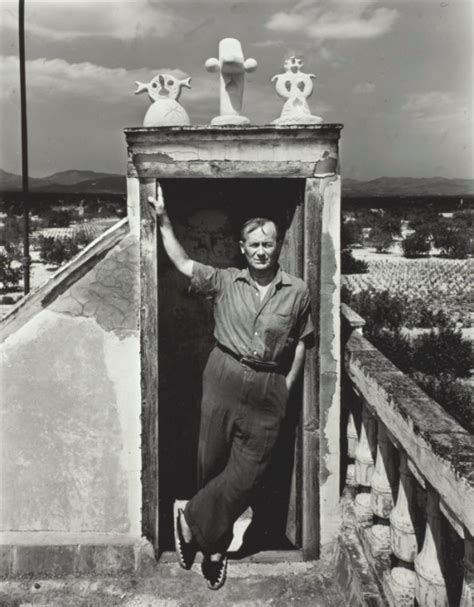 Kvetchlandia Irving Penn Painter Joan Mir On The Roof Of His House