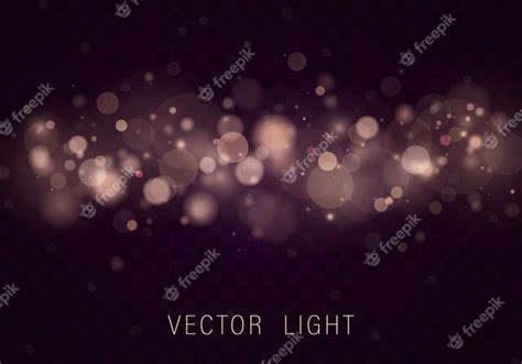 Premium Vector Yellow White Gold Light Abstract Glowing Bokeh Lights