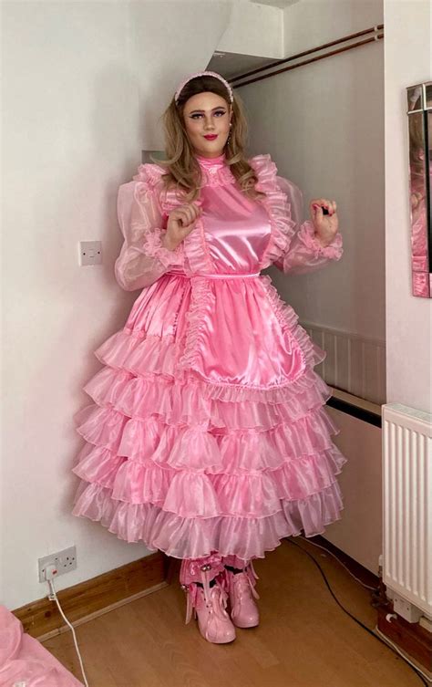Jess In Her Sissy Outfit Sissy Maid Dresses Frilly Dresses Sissy