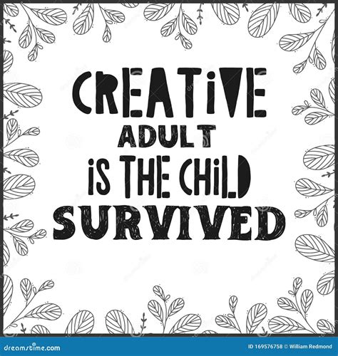 Creative Adult Is The Child Survived Stock Illustration Illustration