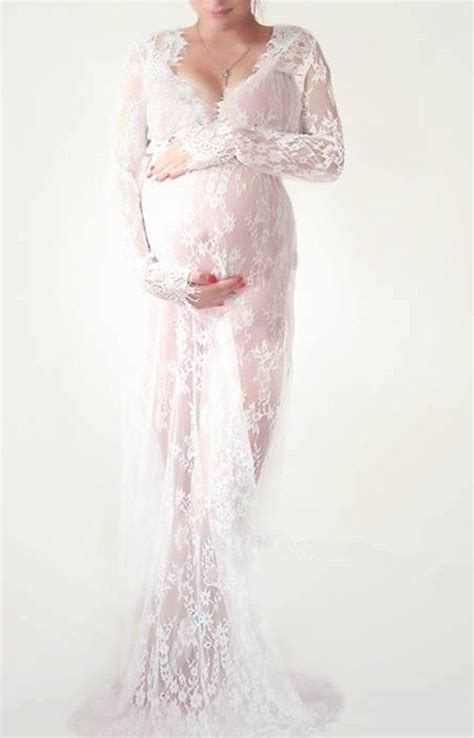 Laced Maternity Photoshoot Dress Lace Maternity Dress Maternity
