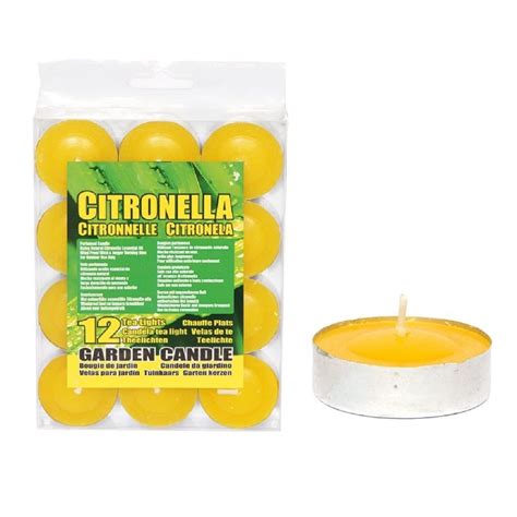 Citronella Tealight Candles Pack Of 12 Wow Camping