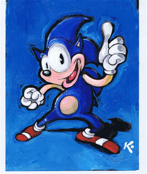 Sonic Painting By Miltonknight On Deviantart