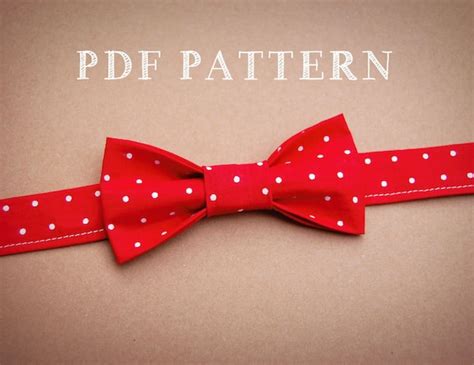 Boy And Toddler Bow Tie Pdf Sewing Pattern And By Littleseason