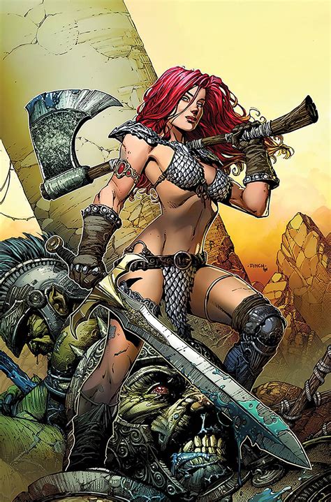 Aug Red Sonja Price Of Blood Finch Sp Ed Metal Cvr Previews World