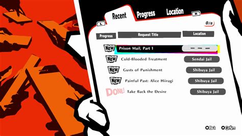 persona 5 strikers request list and guide samurai gamers