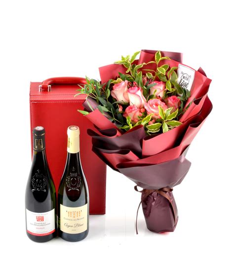 Each gift hamper is handcrafted individually with utmost care and attention. Wine hampers Wine Hamper-Best Wishes - Angel Florist