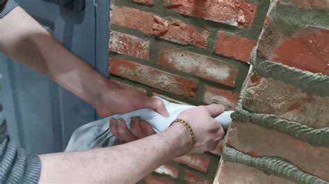 How To Grout Thin Brick Youtube