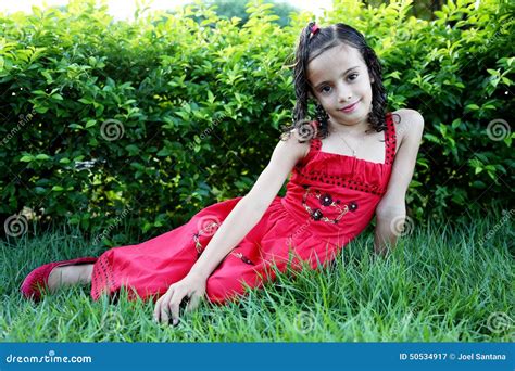Beautiful Girl In The Garden Stock Image Image Of Nature Hair 50534917