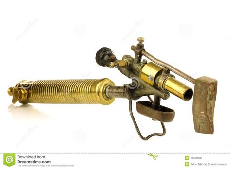 The simplest way of connecting aluminum to copper wire, is through a solder tag bolted onto the plate. Old Brass Soldering Tool Royalty Free Stock Image - Image ...