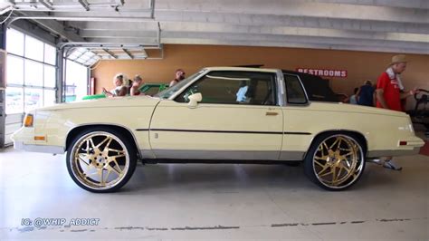 Whipaddict Big Eds Oldsmobile Cutlass On Gold Forgiato Dreafinestros