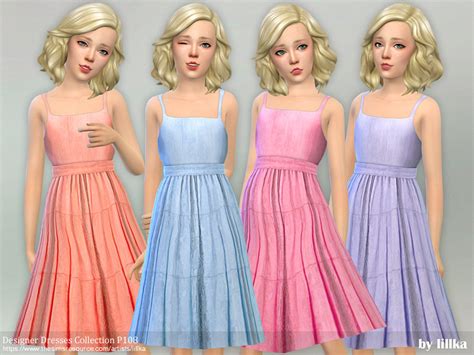 Designer Dresses Collection P108 Found In Tsr Category Sims 4 Female