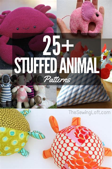 Stuffed Animal Patterns The Sewing Loft