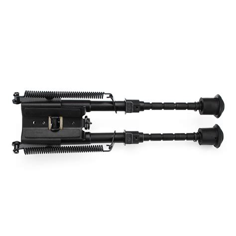 Adjustable Tactical Bipod Inches Spring Loaded Sling Swivel Notch