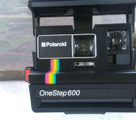 Polaroid One Step 600 Land Camera Strap Rainbow Stripe Untested