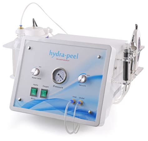 4 In 1 Hydra Peel Ultrasonic Skin Scrubber Water Diamond Micro Dermabrasion Oxygen Jet Peel