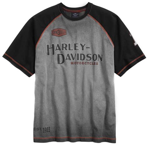 Vm Harley Davidson T Shirt Iron Block At Thunderbike Shop