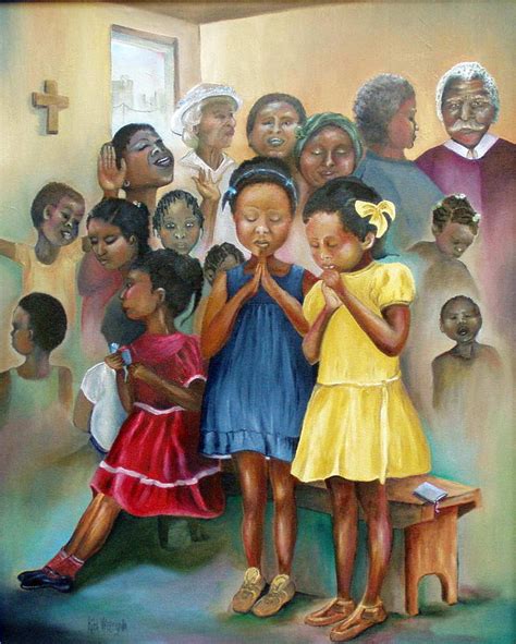 Praise And Prayer Painting By Rita Welegala